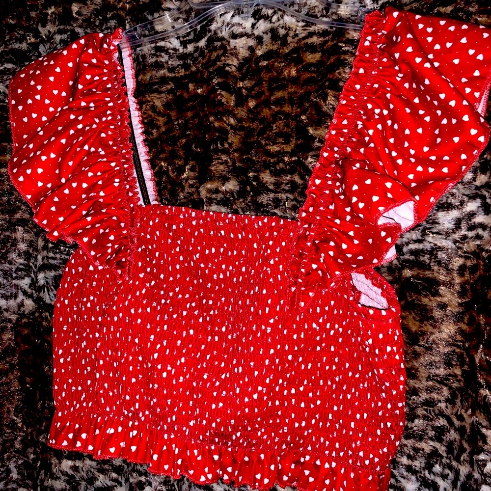 Smock cropped top